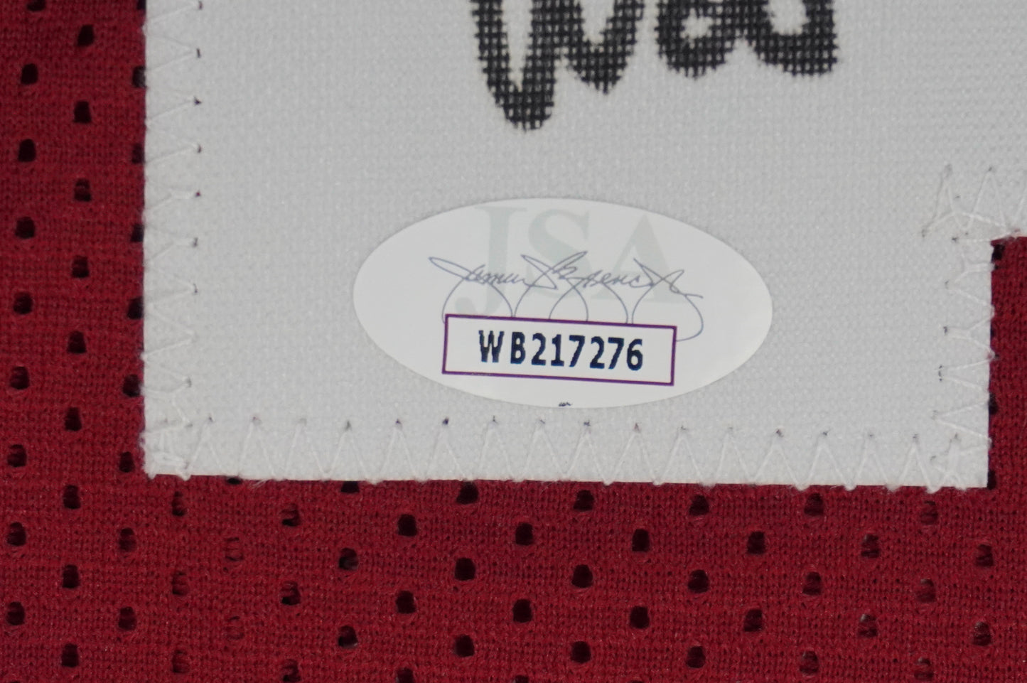 FELIX JONES ARKANSAS RAZORBACKS SIGNED JERSEY w/INSC Cowboys L JSA COA