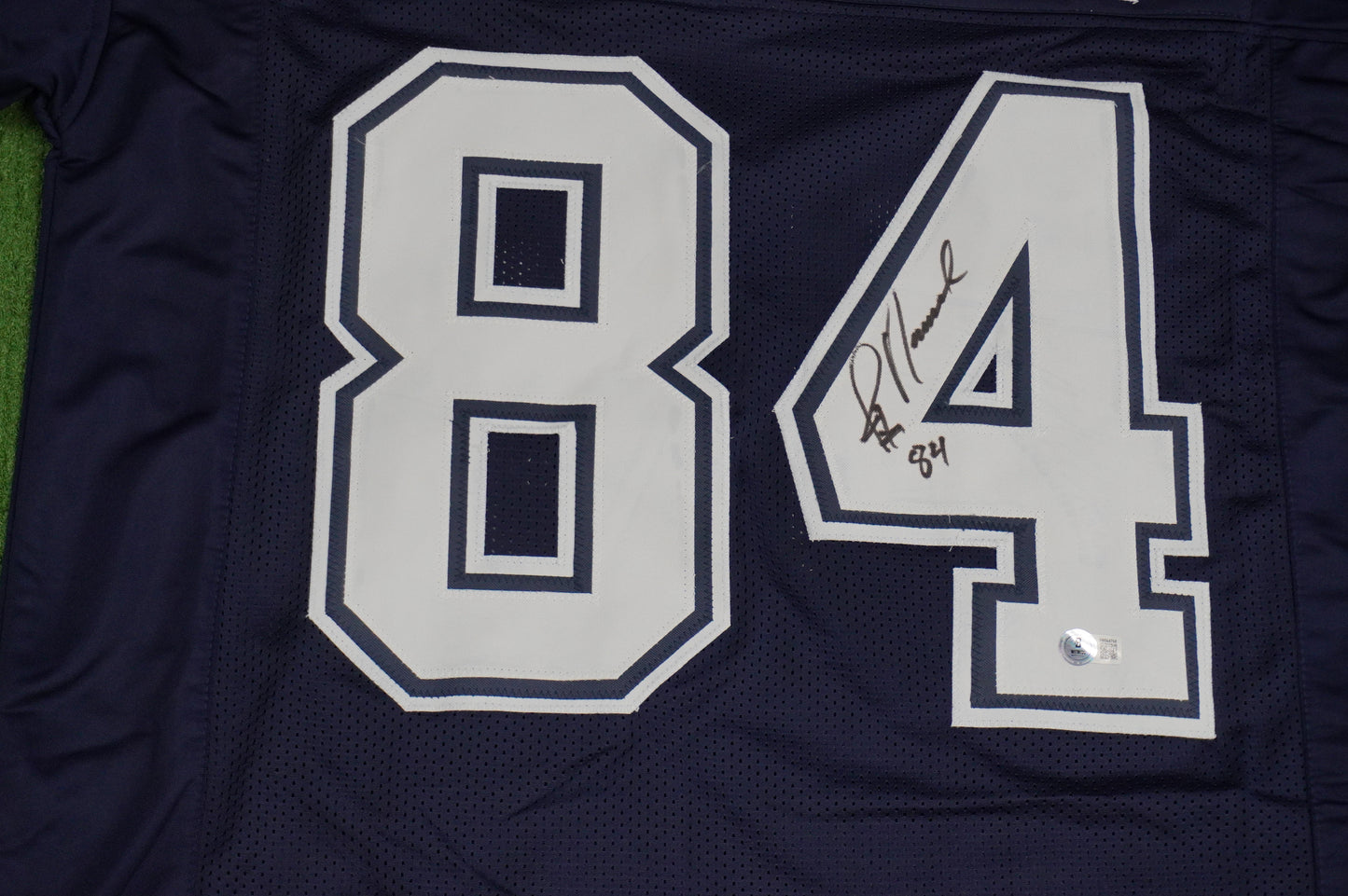 JAY NOVACEK SIGNED DALLAS COWBOYS BLUE JERSEY Size XL BAS COA