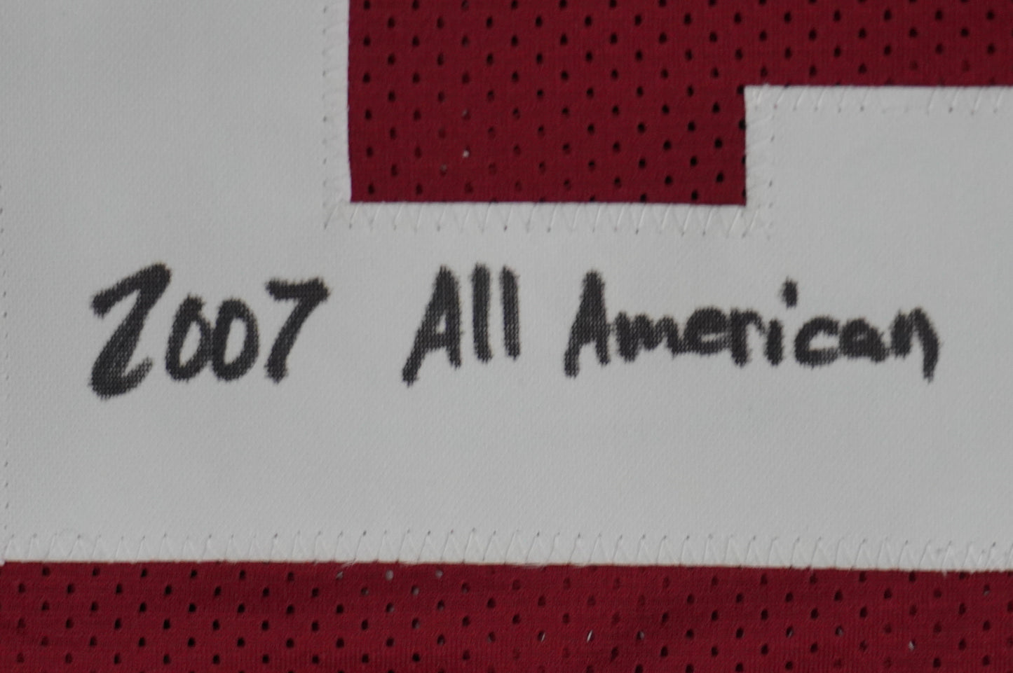 FELIX JONES ARKANSAS RAZORBACKS SIGNED JERSEY w/INSC Cowboys L JSA COA