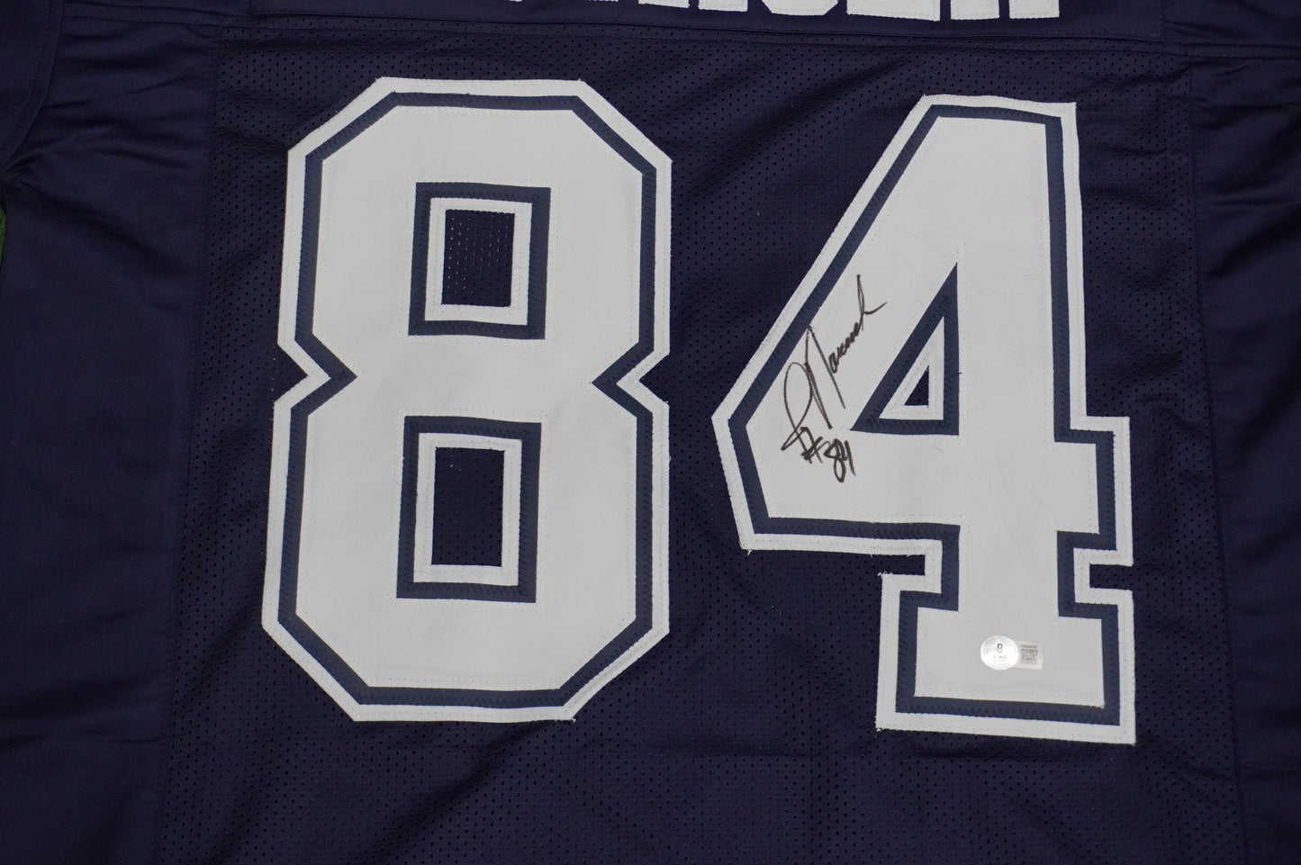 JAY NOVACEK SIGNED DALLAS COWBOYS BLUE JERSEY Size XL BAS COA