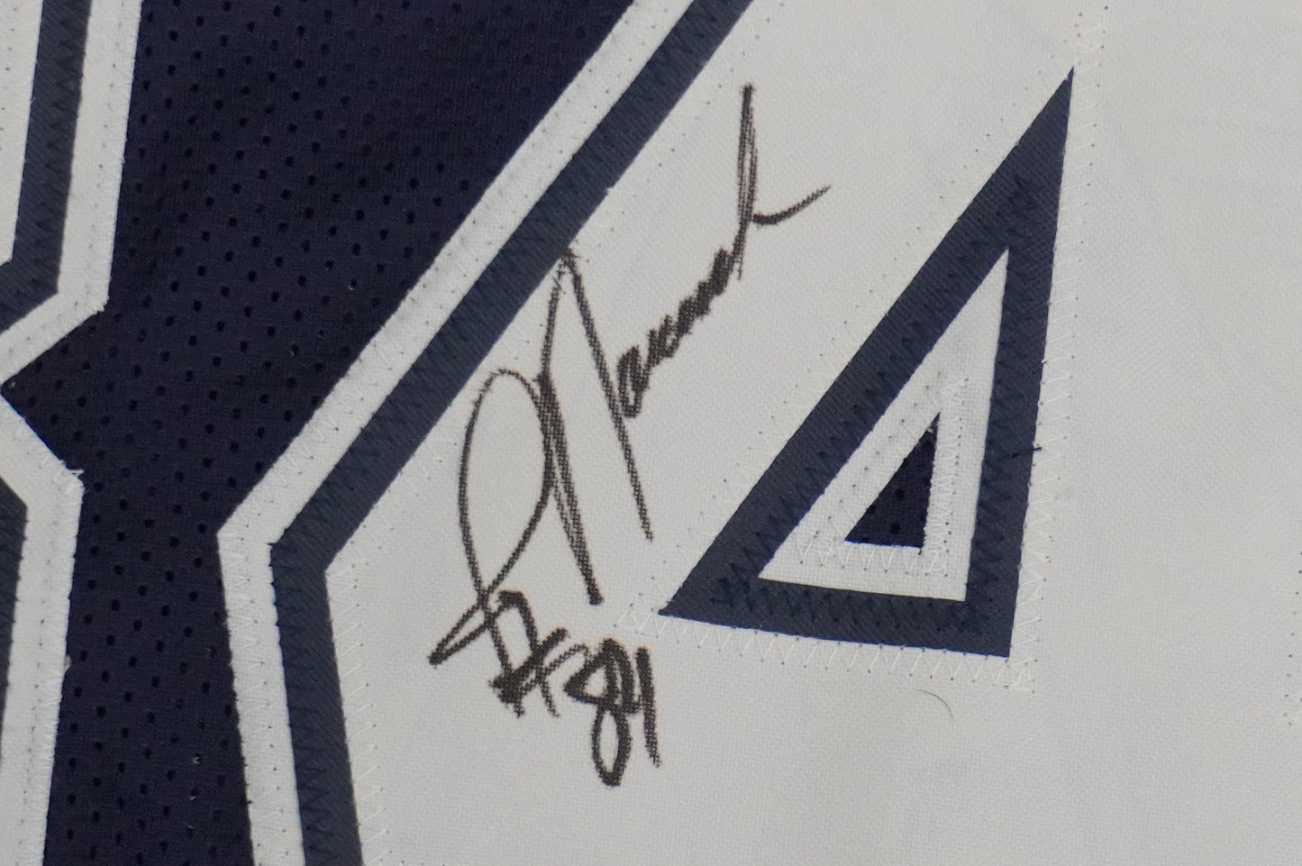 JAY NOVACEK SIGNED DALLAS COWBOYS BLUE JERSEY Size XL BAS COA
