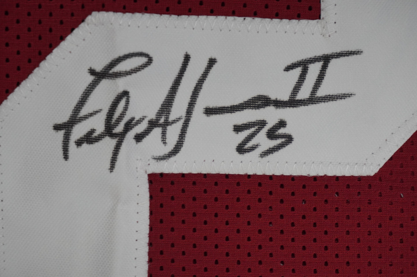 FELIX JONES ARKANSAS RAZORBACKS SIGNED JERSEY w/INSC Cowboys L JSA COA