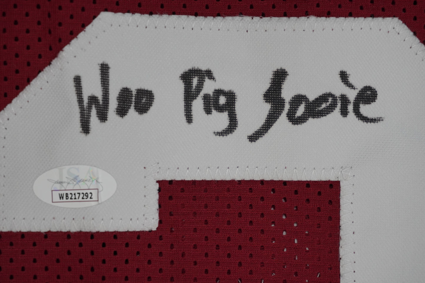 FELIX JONES ARKANSAS RAZORBACKS SIGNED JERSEY w/INSC Cowboys L JSA COA