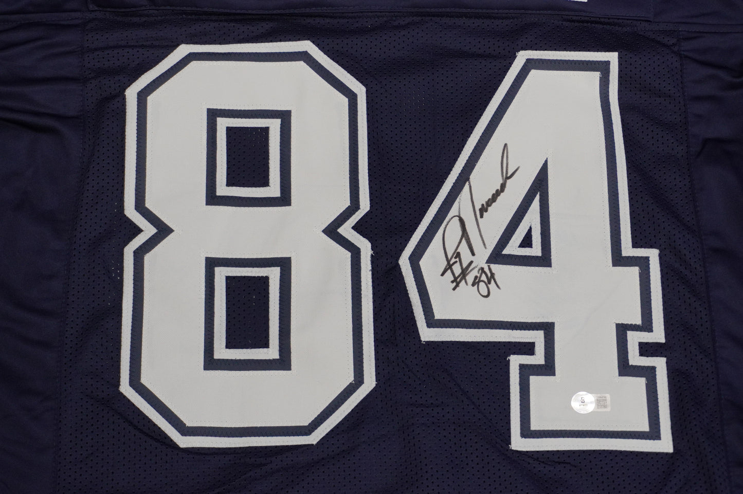 JAY NOVACEK SIGNED DALLAS COWBOYS BLUE JERSEY Size XL BAS COA