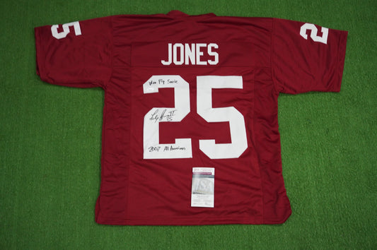 FELIX JONES ARKANSAS RAZORBACKS SIGNED JERSEY w/INSC Cowboys L JSA COA