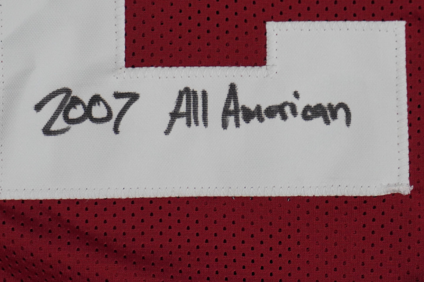 FELIX JONES ARKANSAS RAZORBACKS SIGNED JERSEY w/INSC Cowboys L JSA COA
