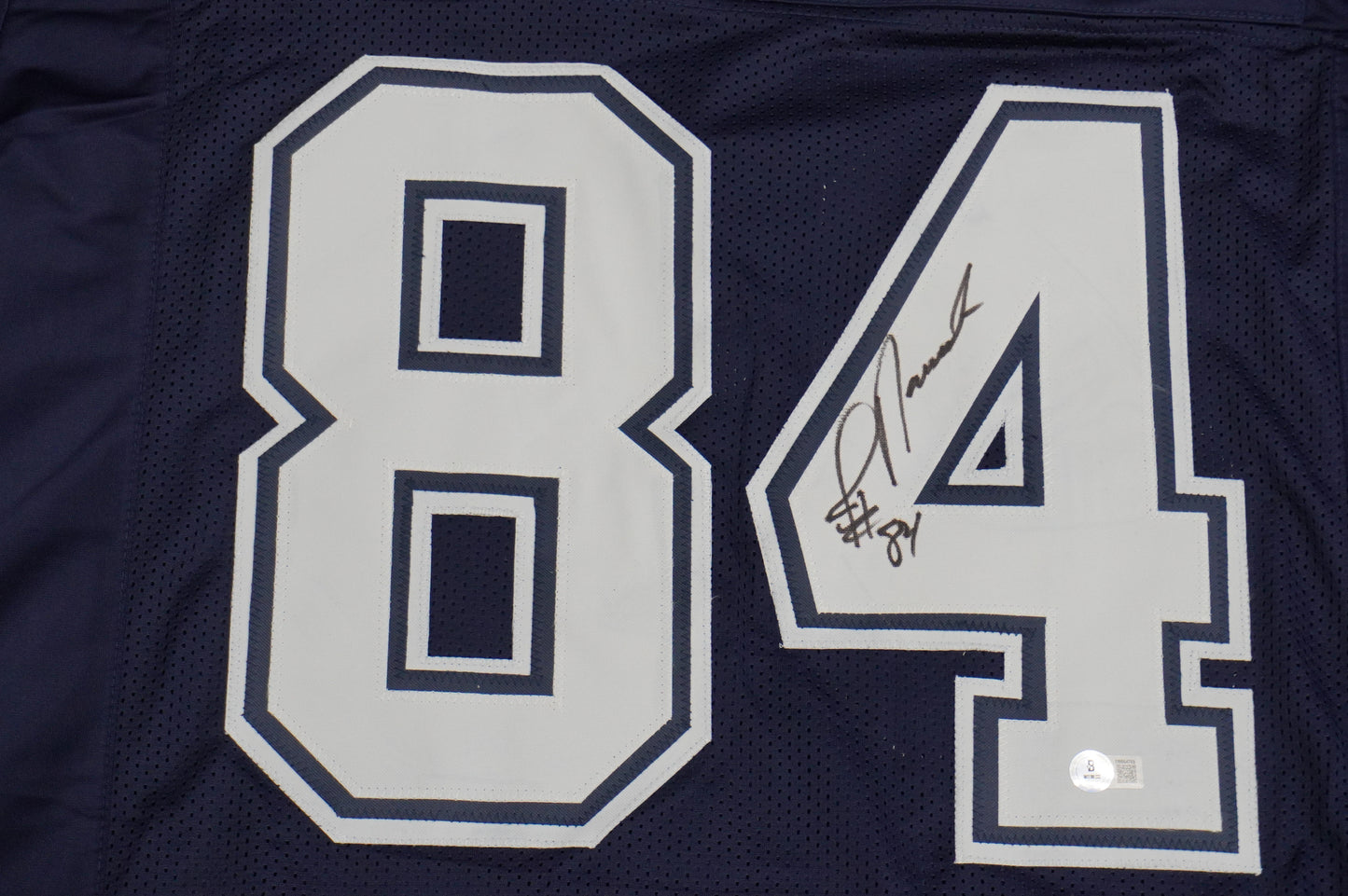 JAY NOVACEK SIGNED DALLAS COWBOYS BLUE JERSEY Size XL BAS COA