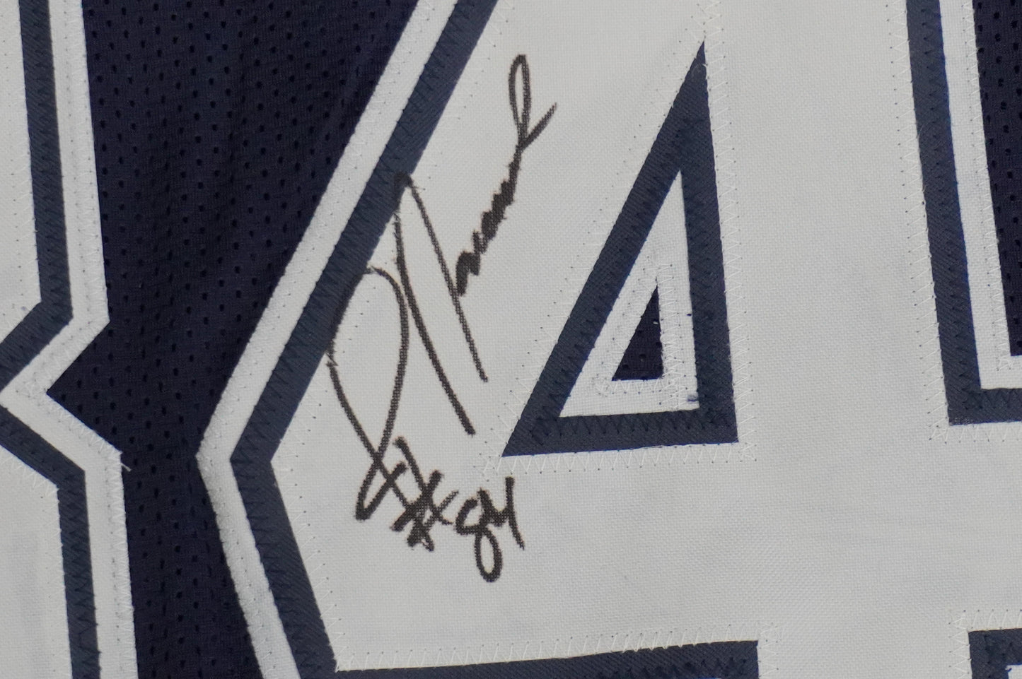 JAY NOVACEK SIGNED DALLAS COWBOYS BLUE JERSEY Size XL BAS COA