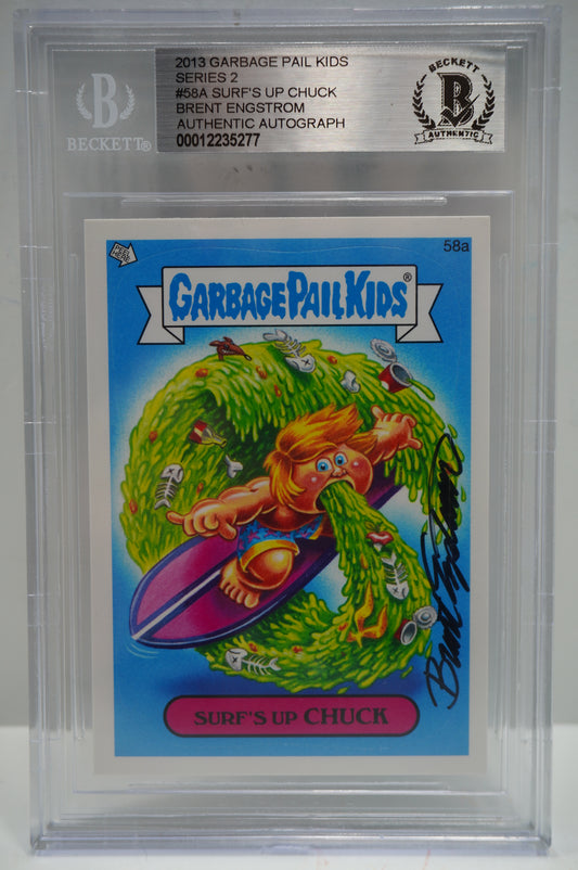 2013 Garbage Pail Kids Series 2 58A Surf's up Church BGS Authentic