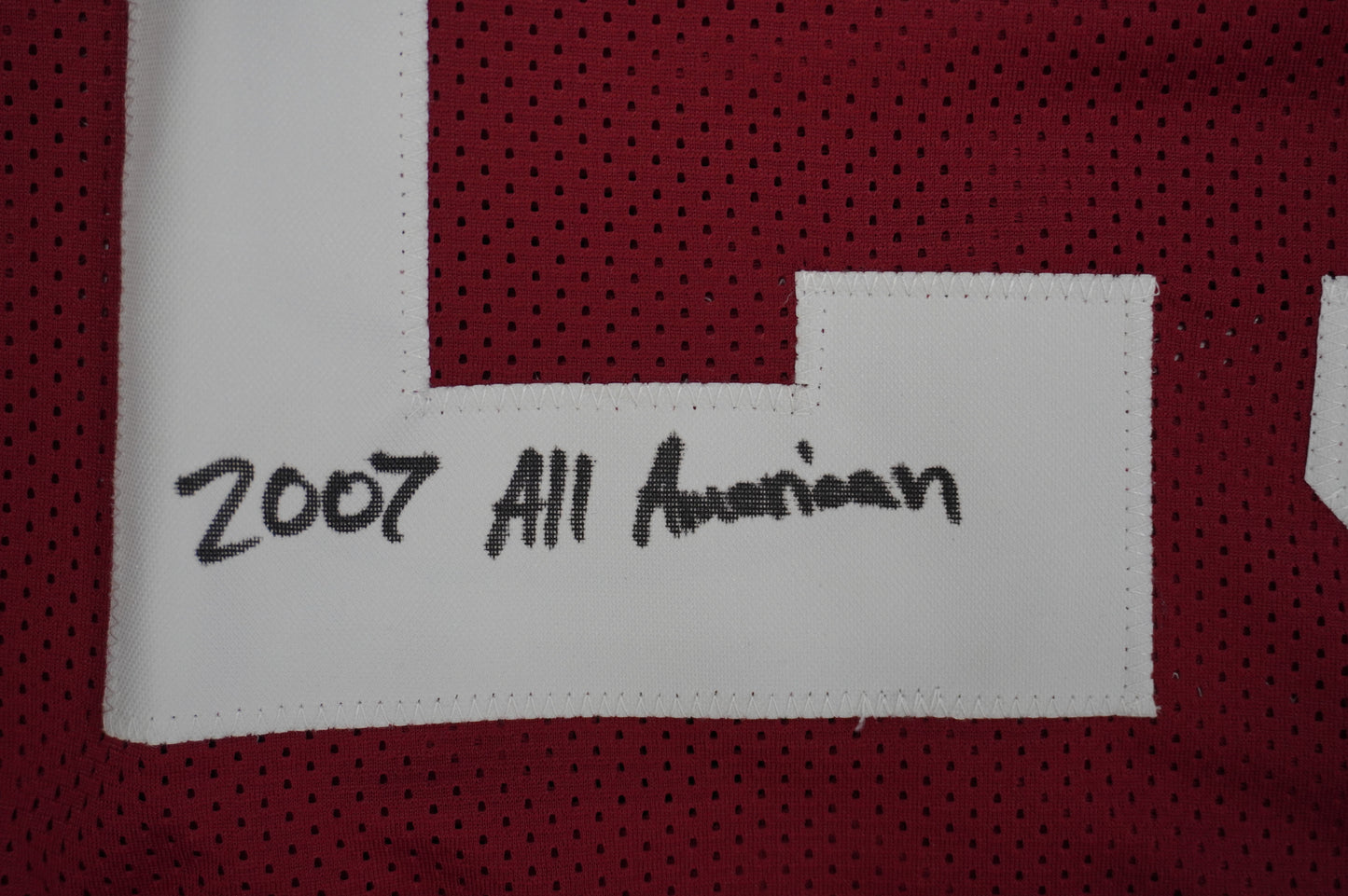 FELIX JONES ARKANSAS RAZORBACKS SIGNED JERSEY w/INSC Cowboys L JSA COA