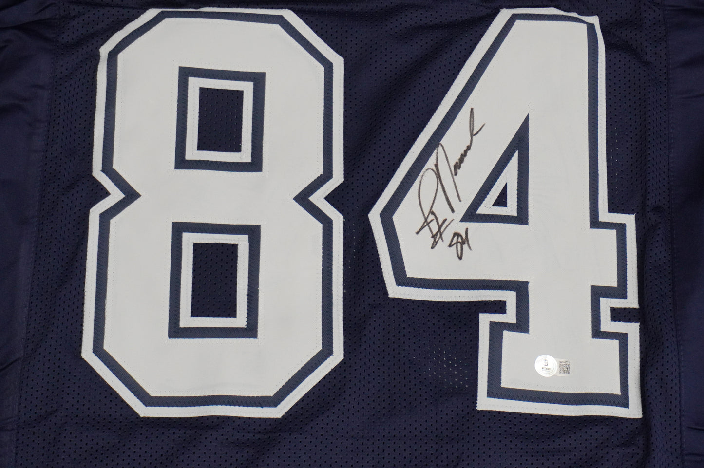 JAY NOVACEK SIGNED DALLAS COWBOYS BLUE JERSEY Size XL BAS COA