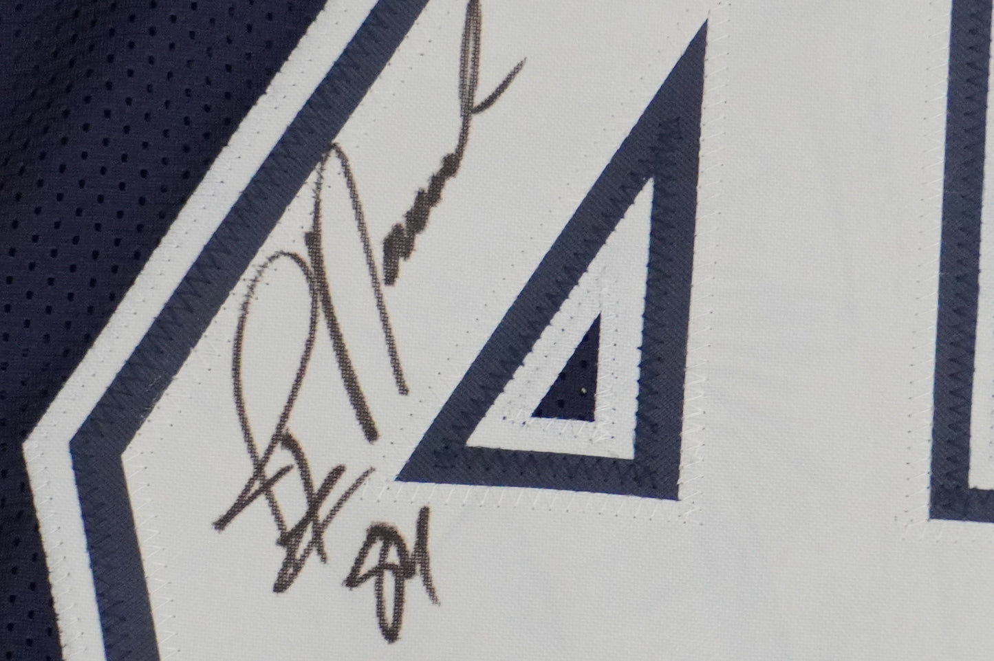 JAY NOVACEK SIGNED DALLAS COWBOYS BLUE JERSEY Size XL BAS COA