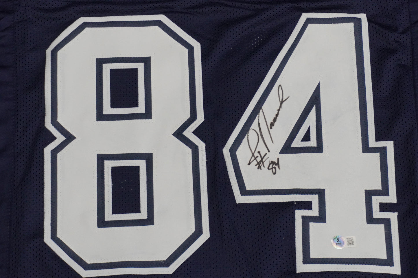JAY NOVACEK SIGNED DALLAS COWBOYS BLUE JERSEY Size XL BAS COA