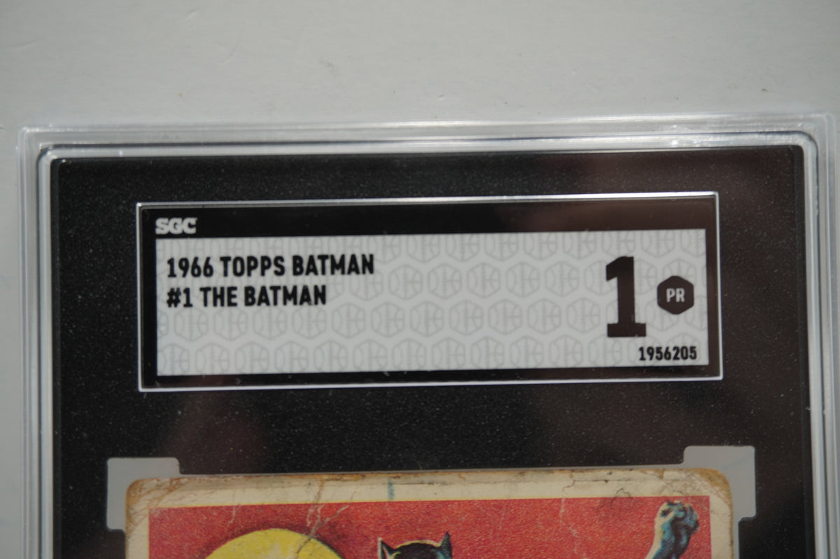 1966 Topps Batman #1 The Batman SGC 1