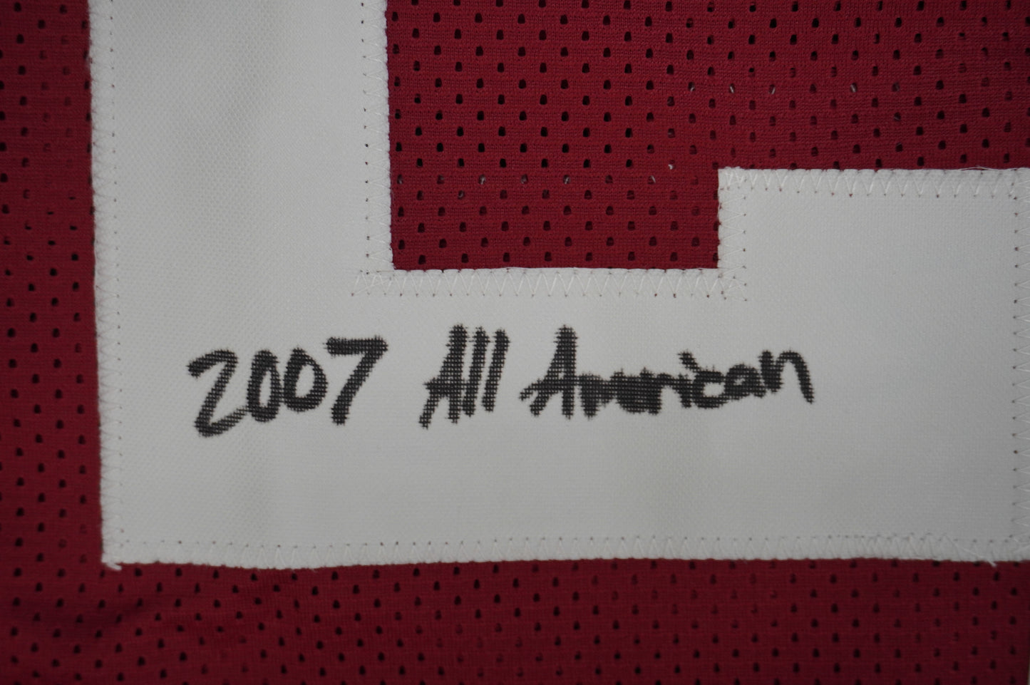 FELIX JONES ARKANSAS RAZORBACKS SIGNED JERSEY w/INSC Cowboys L JSA COA