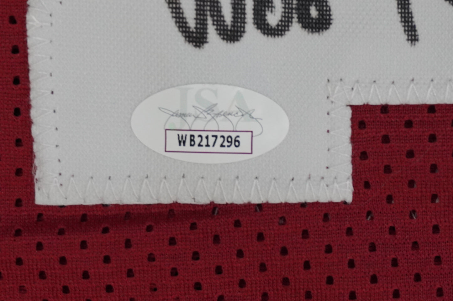 FELIX JONES ARKANSAS RAZORBACKS SIGNED JERSEY w/INSC Cowboys L JSA COA