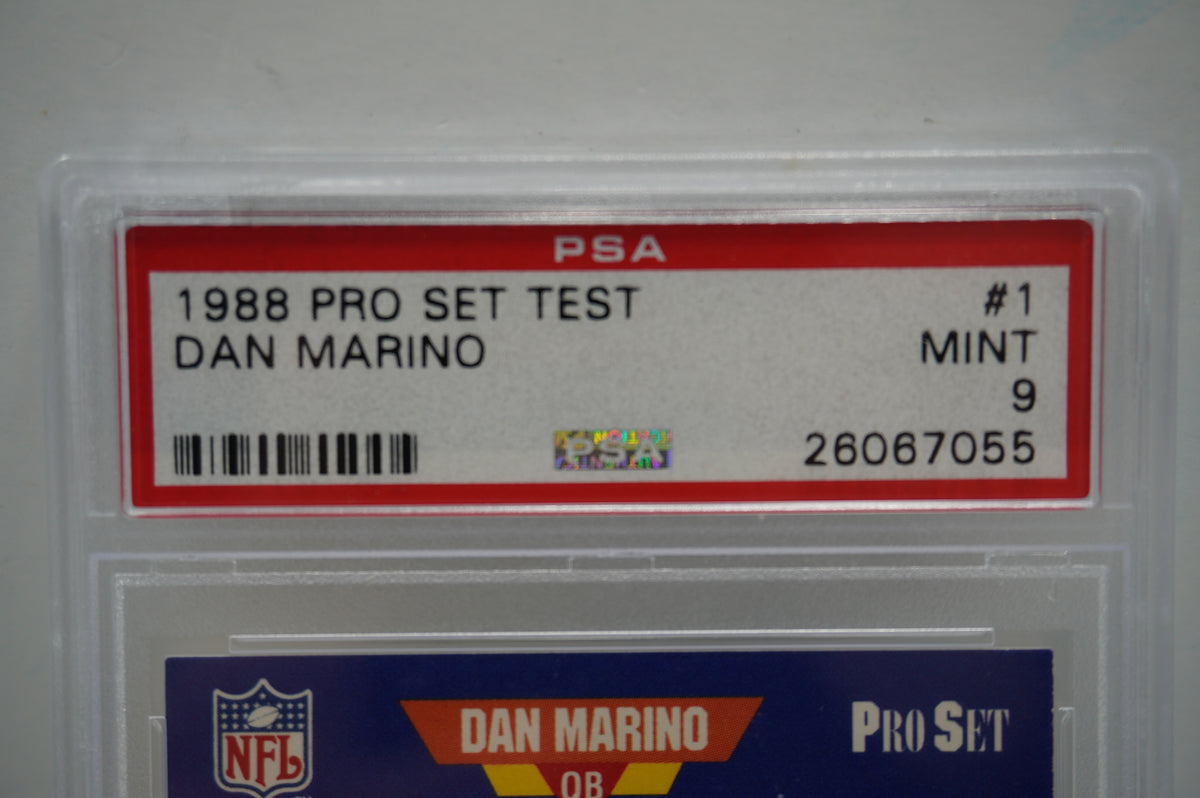 1988 Pro Set Test Dan Marino #1 PSA 9