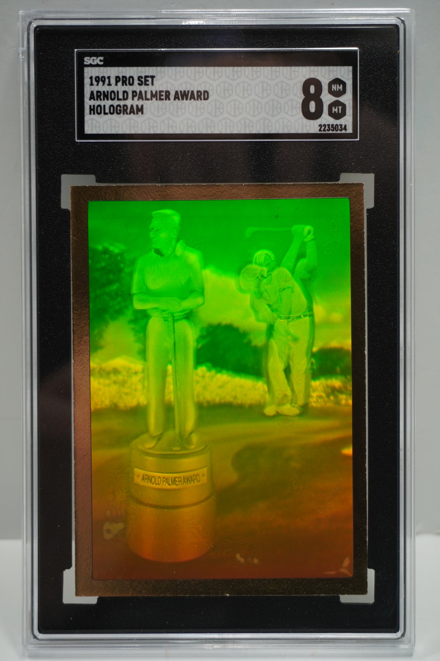 1991 Pro Set Arnold Palmer Award Hologram SGC 8