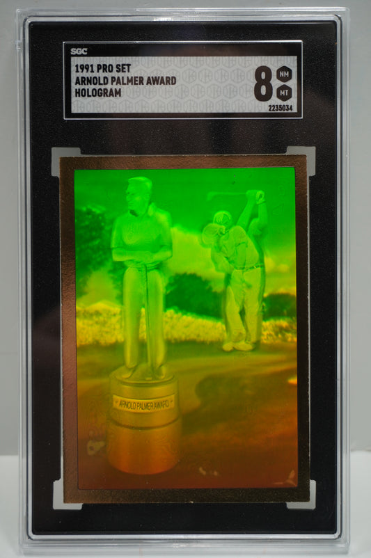 1991 Pro Set Arnold Palmer Award Hologram SGC 8