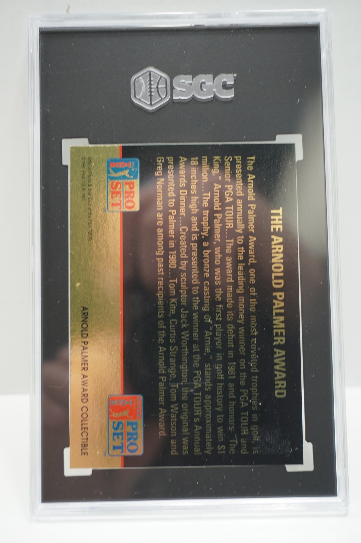 1991 Pro Set Arnold Palmer Award Hologram SGC 8