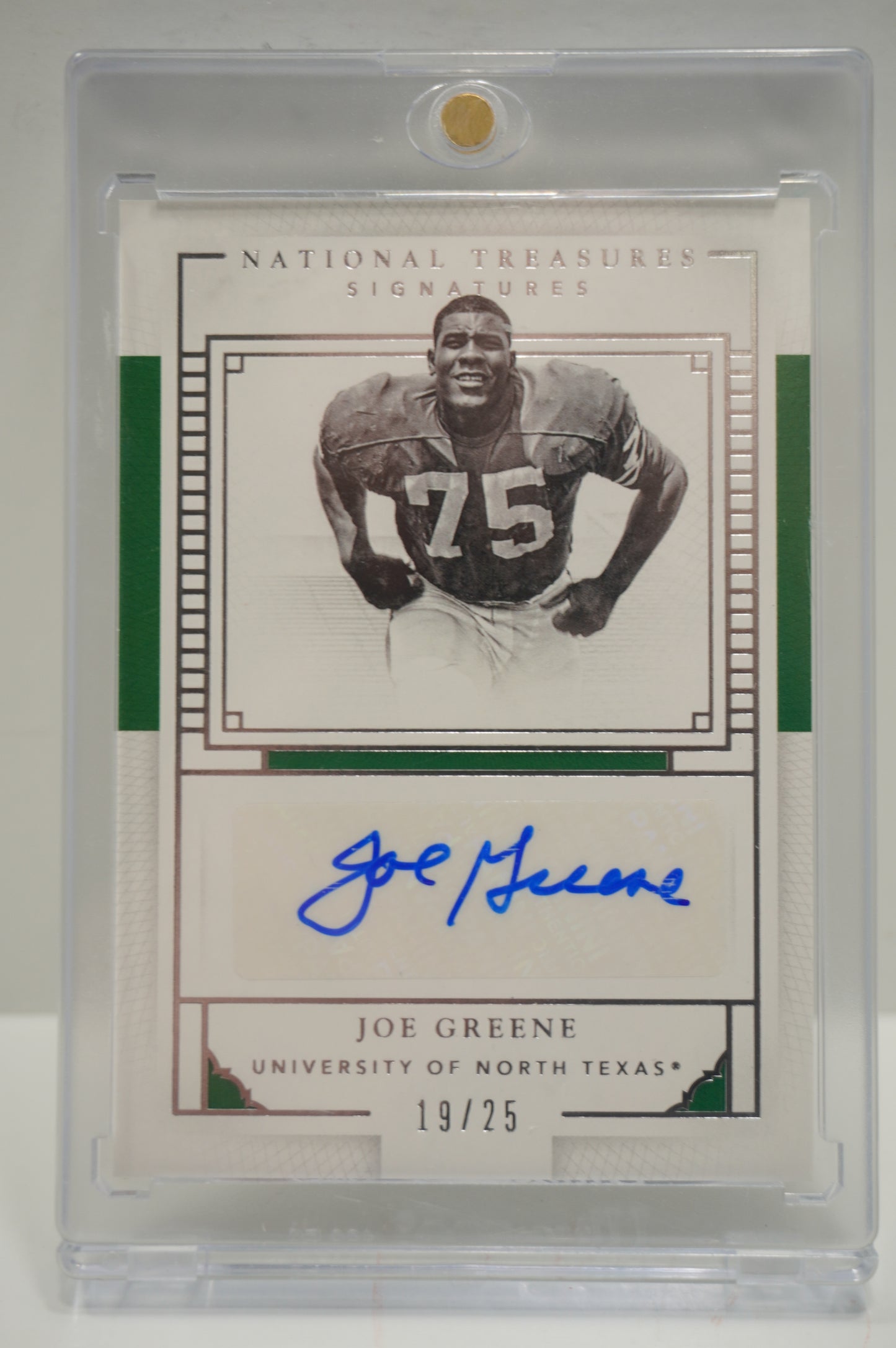 National Treasure Joe Greene Autograph
