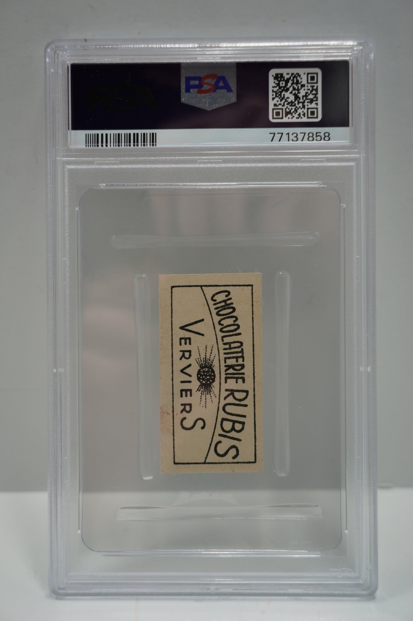 c1930 Choc.Rubis Verviers Mickey Joue FT-Ball Mickey Mouse PSA 5
