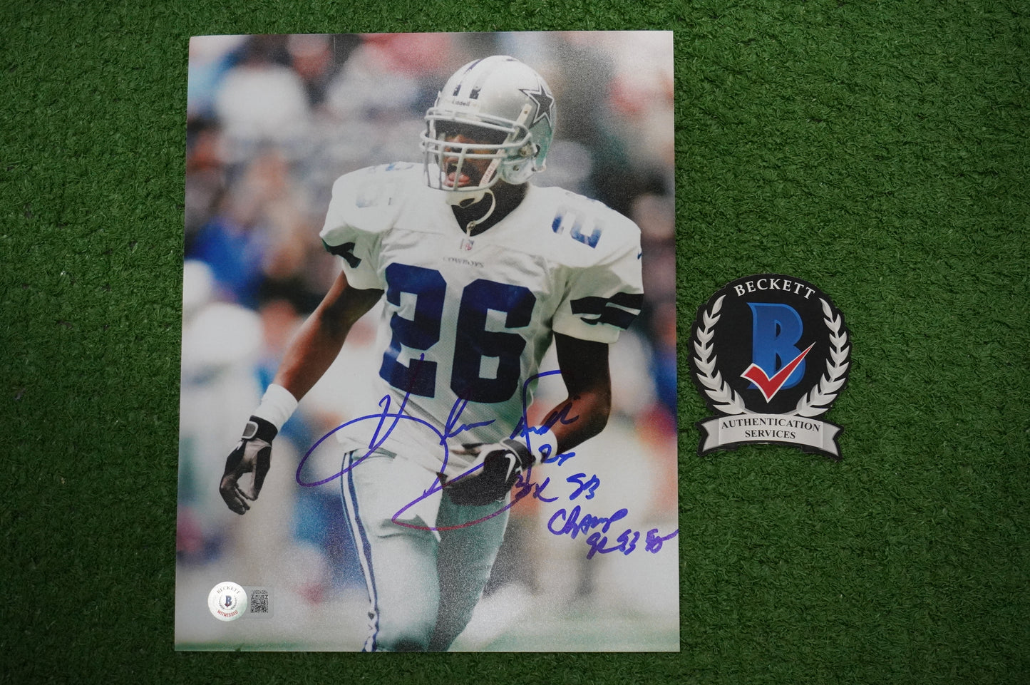 KEVIN SMITH DALLAS COWBOYS SIGNED 8x10 PHOTO Texas A&M Aggies BAS