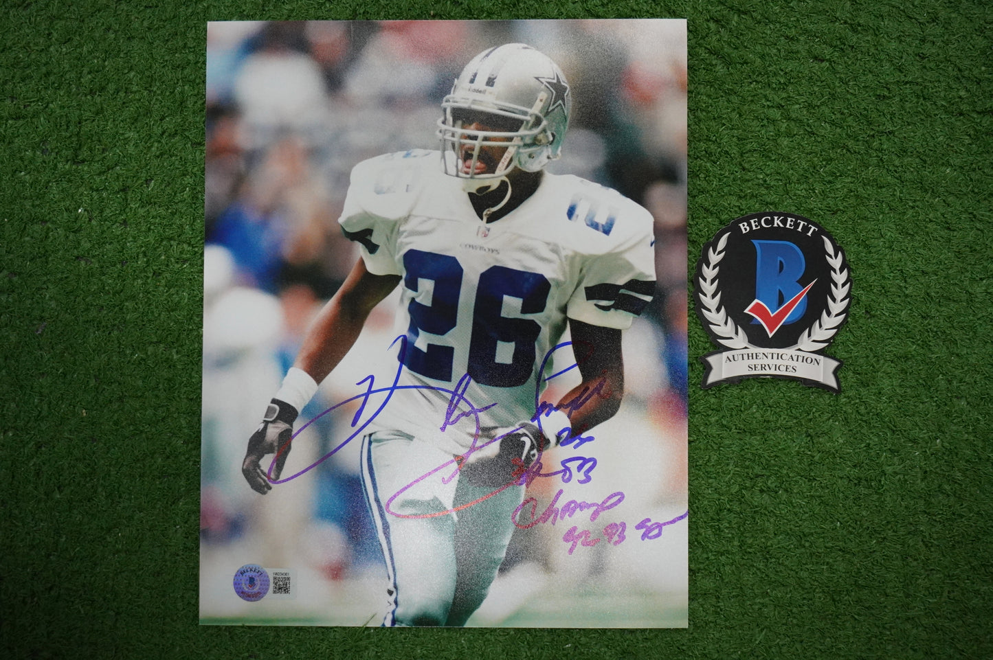 KEVIN SMITH DALLAS COWBOYS SIGNED 8x10 PHOTO Texas A&M Aggies BAS