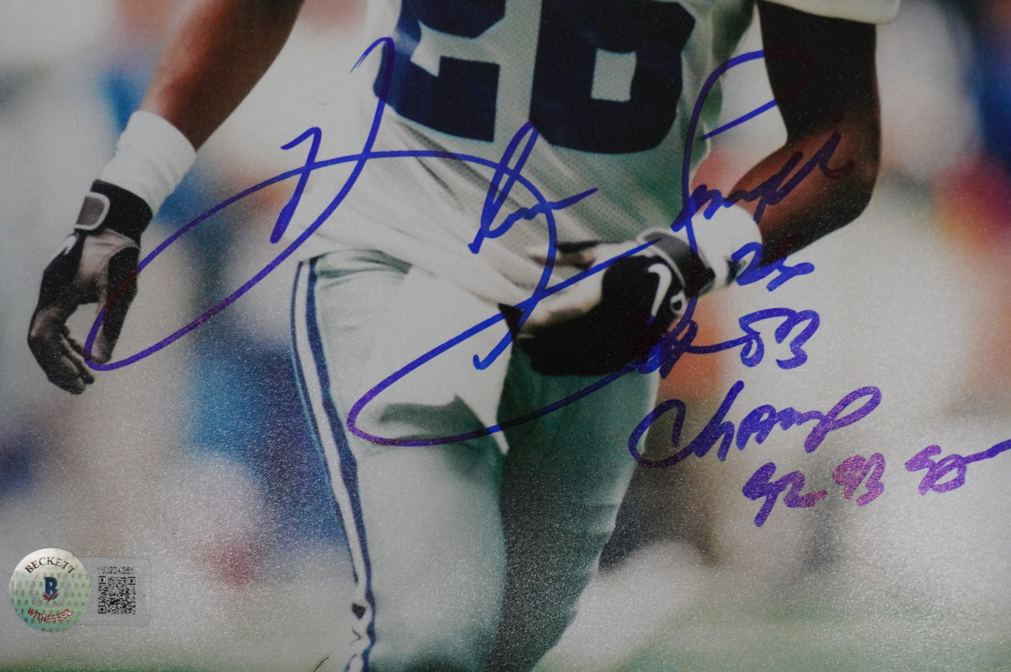 KEVIN SMITH DALLAS COWBOYS SIGNED 8x10 PHOTO Texas A&M Aggies BAS