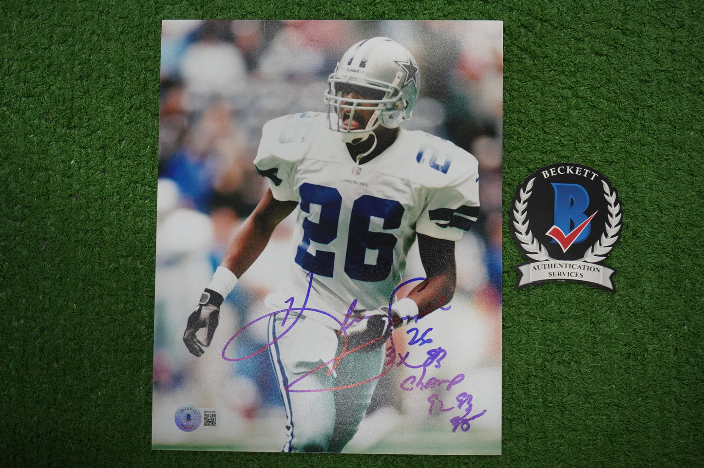 KEVIN SMITH DALLAS COWBOYS SIGNED 8x10 PHOTO Texas A&M Aggies BAS