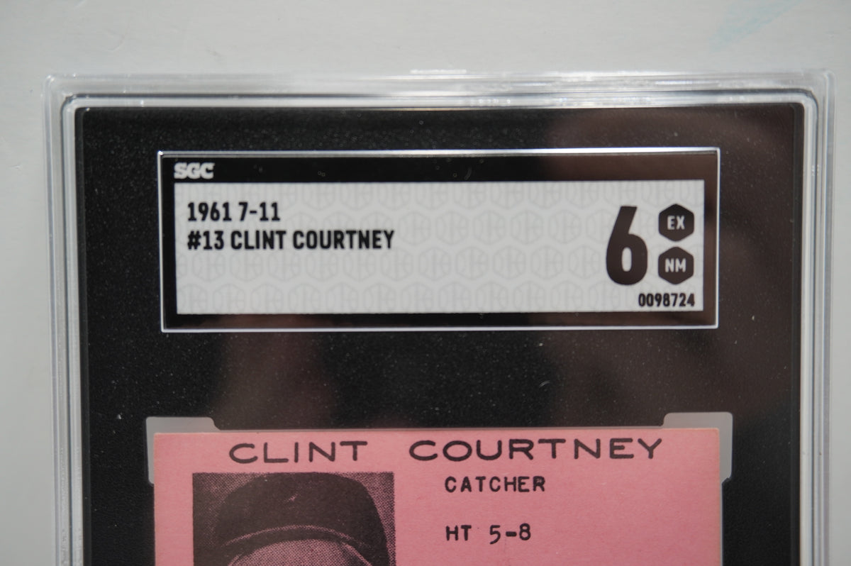 1961 7-11 #13 Clint Courtney SGC 6