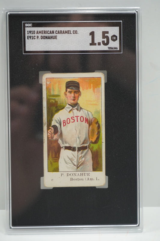 1910 American Caramel E91C P. Donahue SGC 1.5