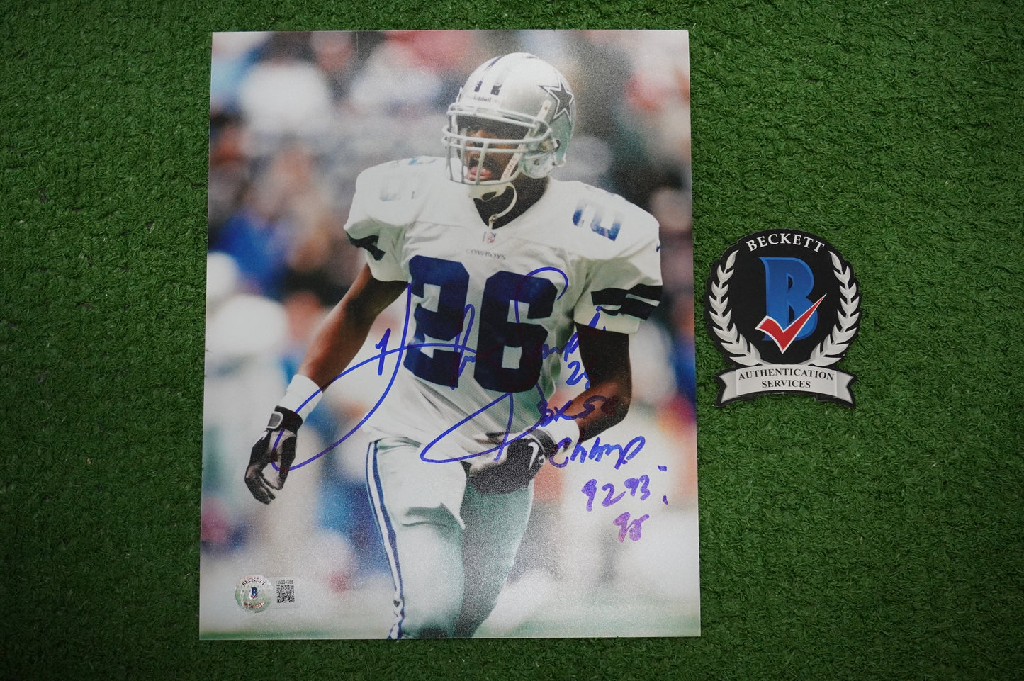 KEVIN SMITH DALLAS COWBOYS SIGNED 8x10 PHOTO Texas A&M Aggies BAS