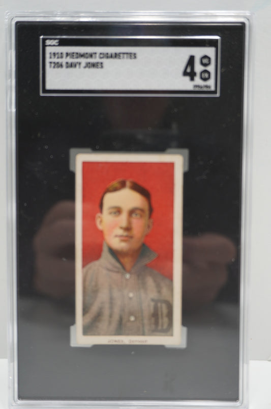 1910 Piedmont Cigarettes T206 Davy Jones SGC 4
