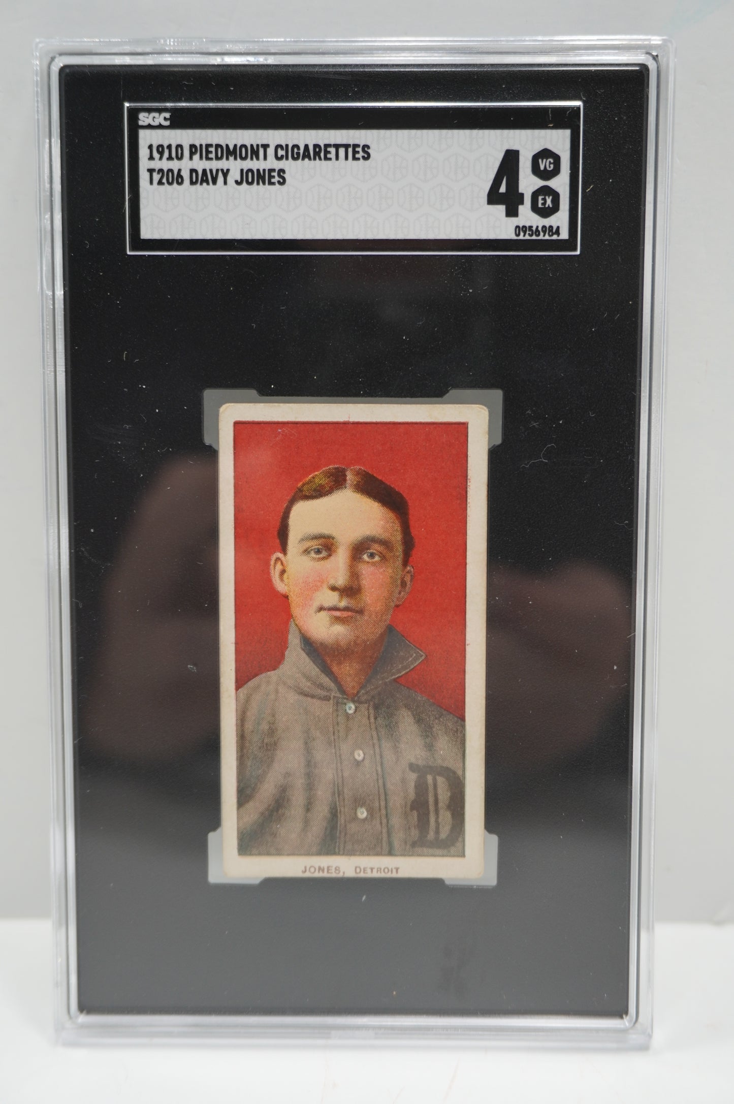 1910 Piedmont Cigarettes T206 Davy Jones SGC 4