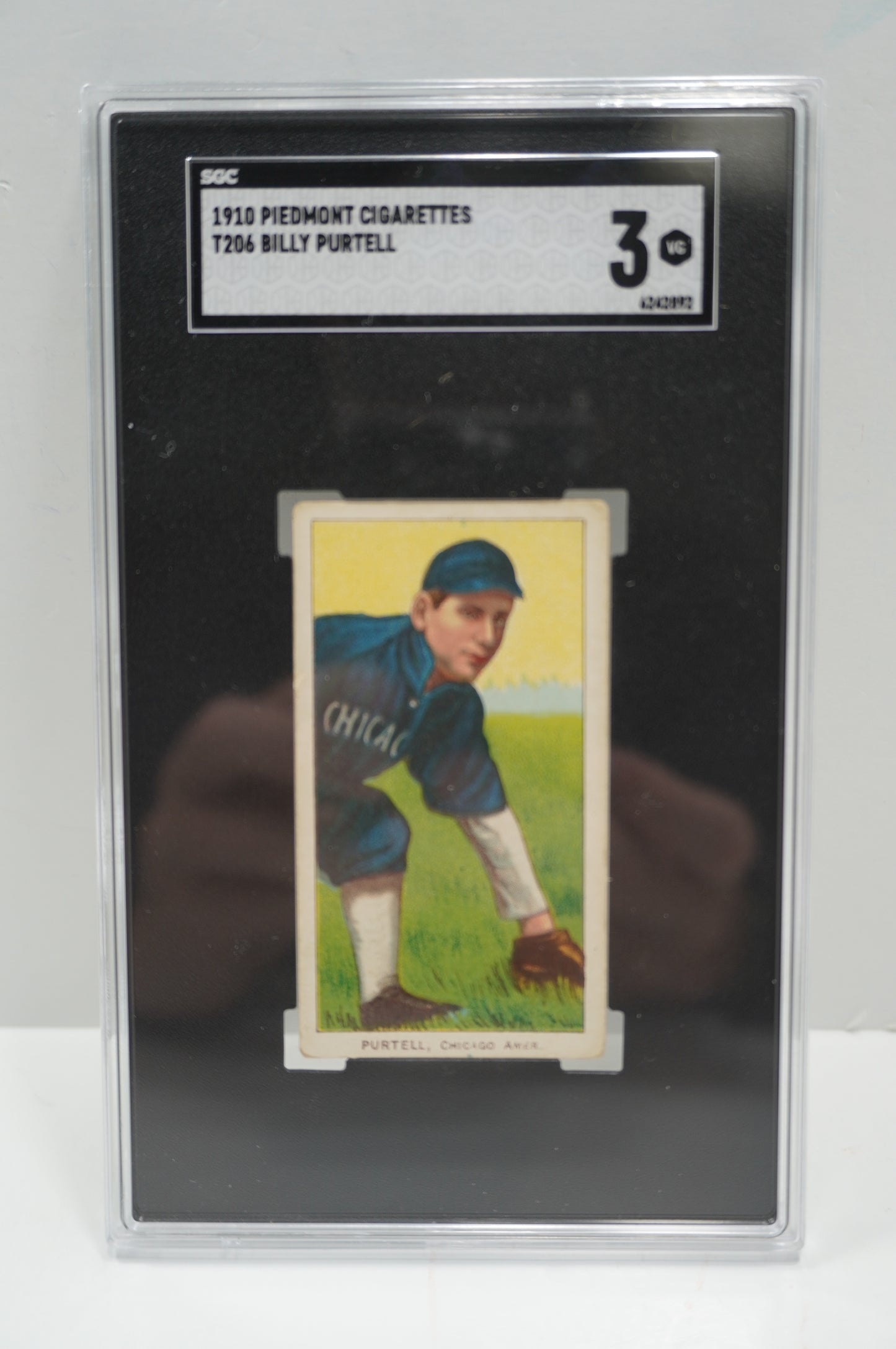 1910 Piedmont Cigarettes T206 Billy Purtell SGC 3