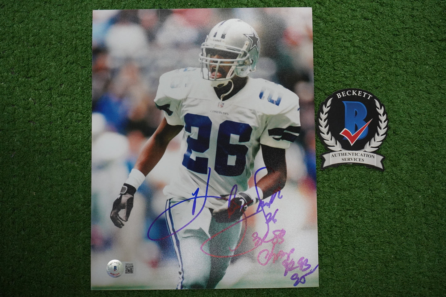 KEVIN SMITH DALLAS COWBOYS SIGNED 8x10 PHOTO Texas A&M Aggies BAS