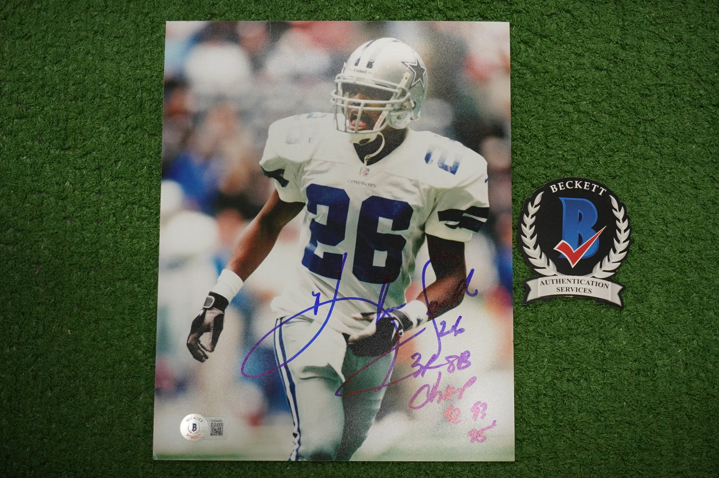 KEVIN SMITH DALLAS COWBOYS SIGNED 8x10 PHOTO Texas A&M Aggies BAS