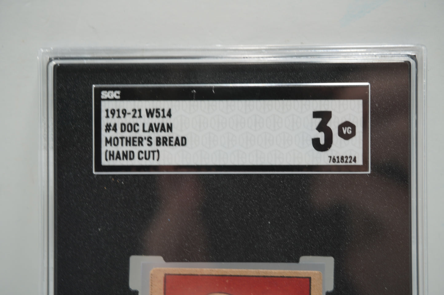 1919-21 W514 #4 Doc Lavan Mother's Bread (Hand Cut) SGC 3