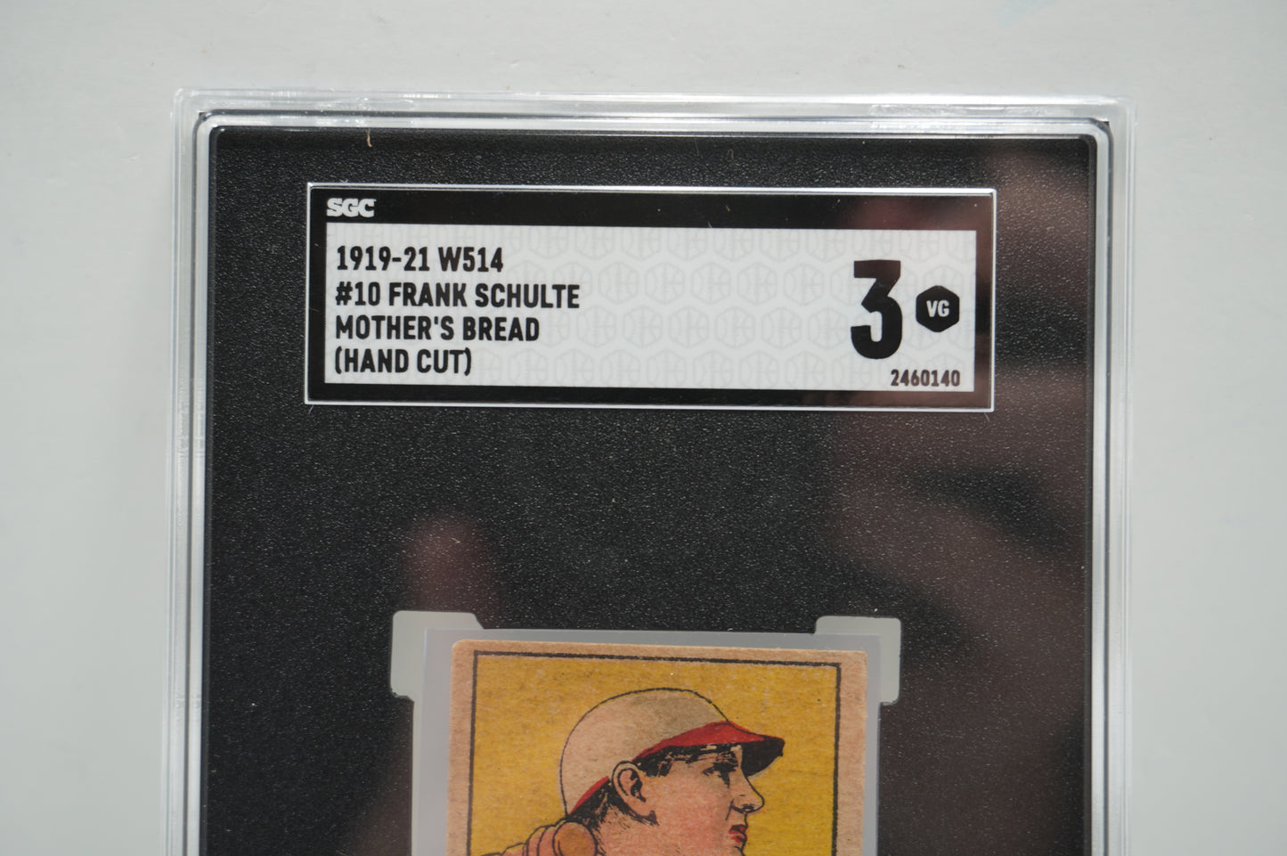 1919-21 W514 #10 Frank Schulte Bread (Hand Cut) SGC 3