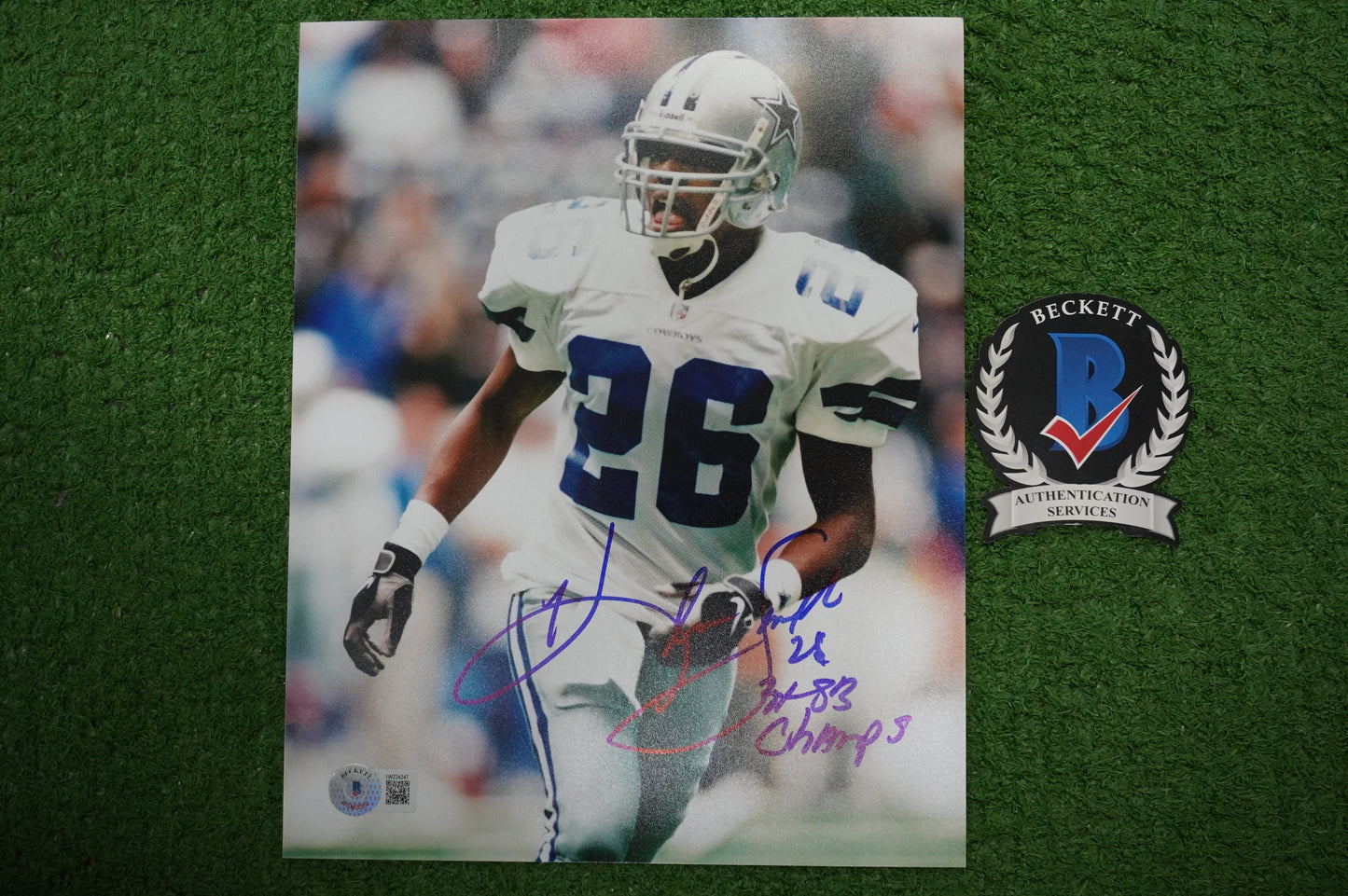 KEVIN SMITH DALLAS COWBOYS SIGNED 8x10 PHOTO Texas A&M Aggies BAS
