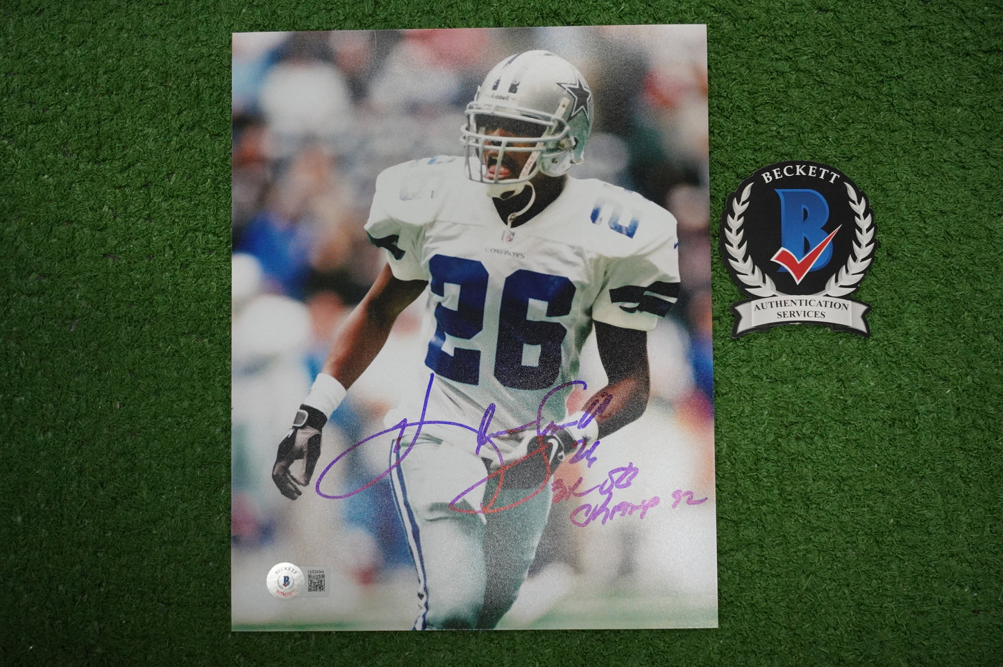 KEVIN SMITH DALLAS COWBOYS SIGNED 8x10 PHOTO Texas A&M Aggies BAS