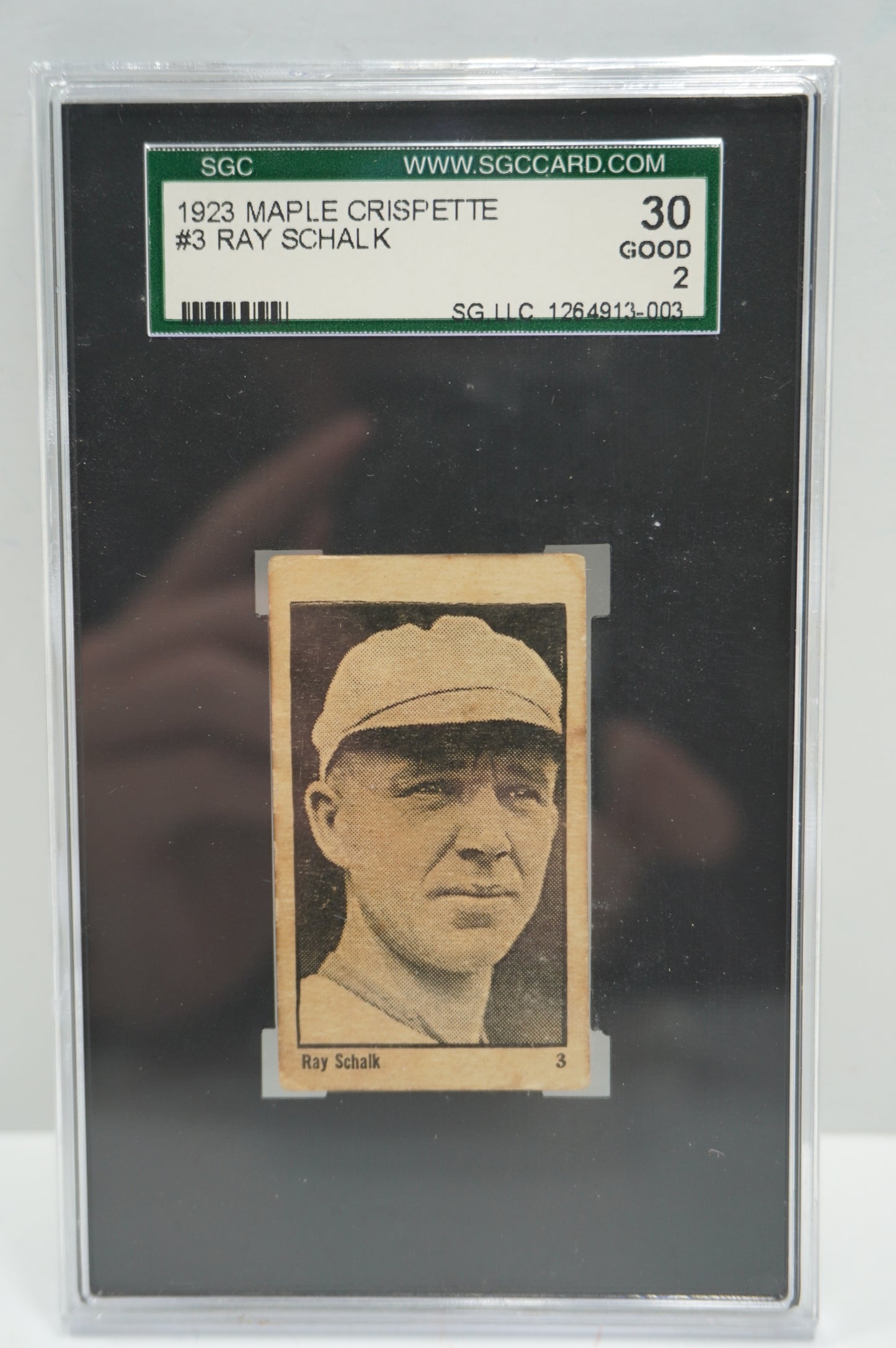 1923 Maple Crispette #3 Ray Schalk SGC 2