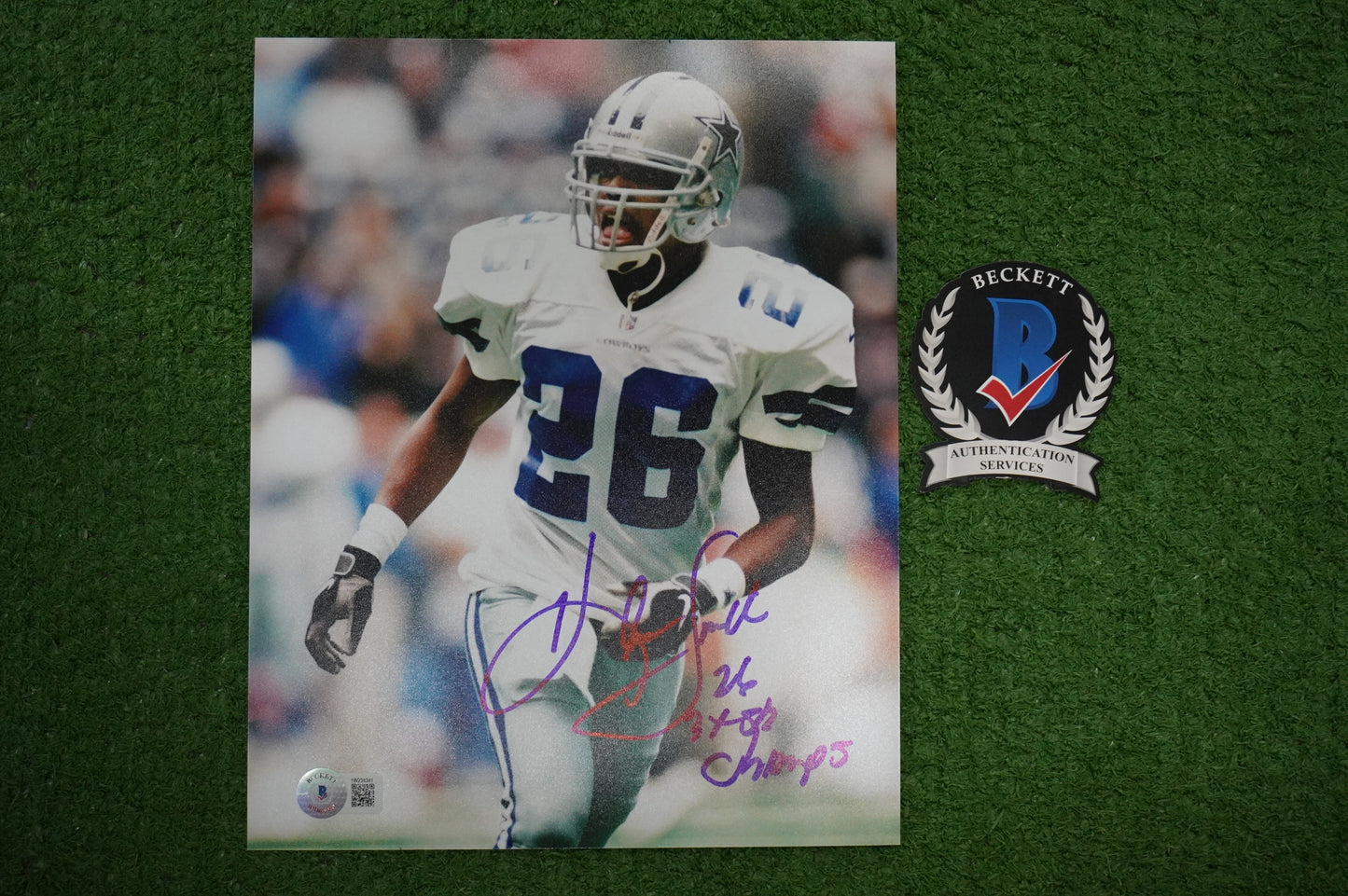 KEVIN SMITH DALLAS COWBOYS SIGNED 8x10 PHOTO Texas A&M Aggies BAS