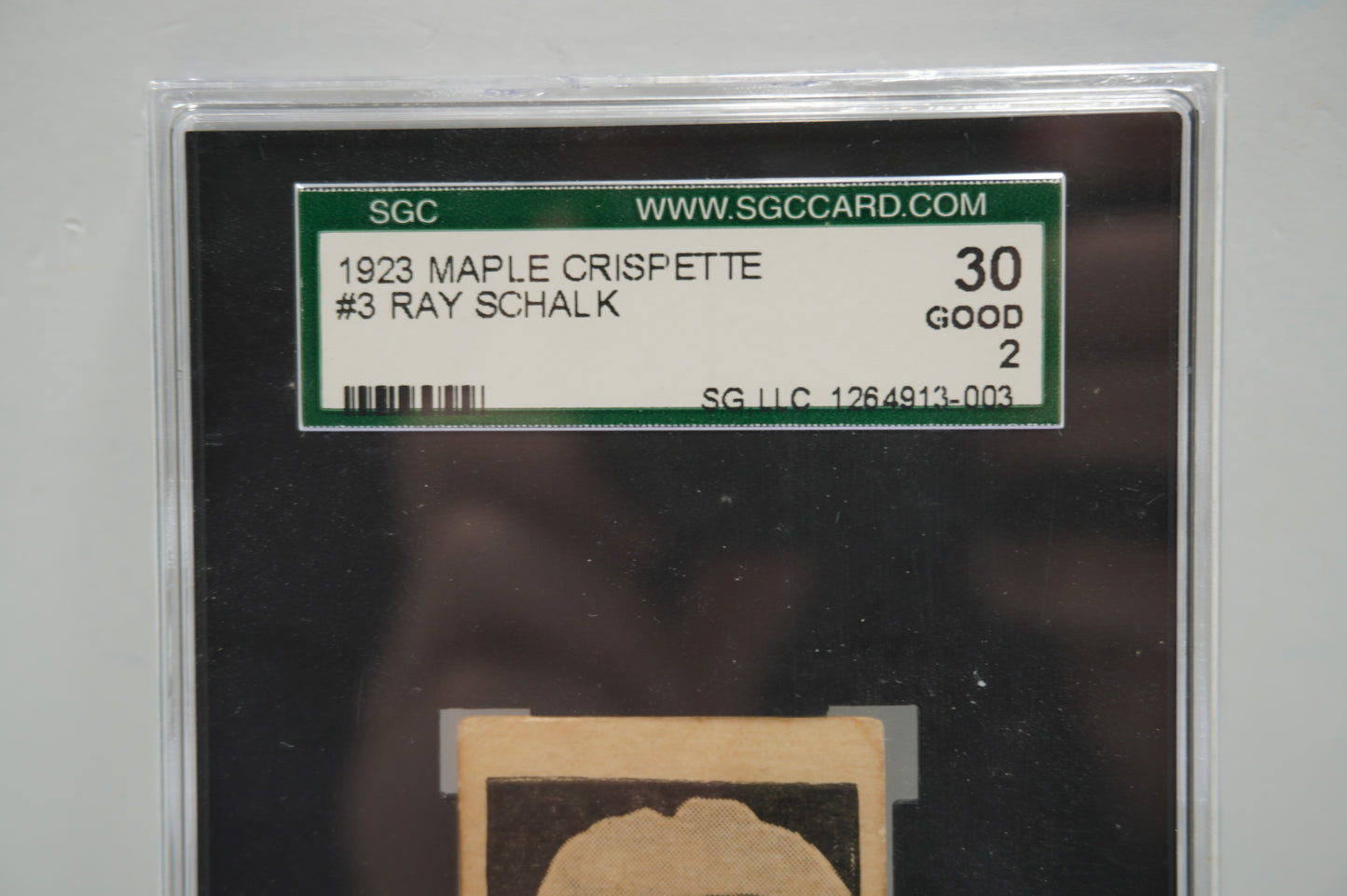 1923 Maple Crispette #3 Ray Schalk SGC 2