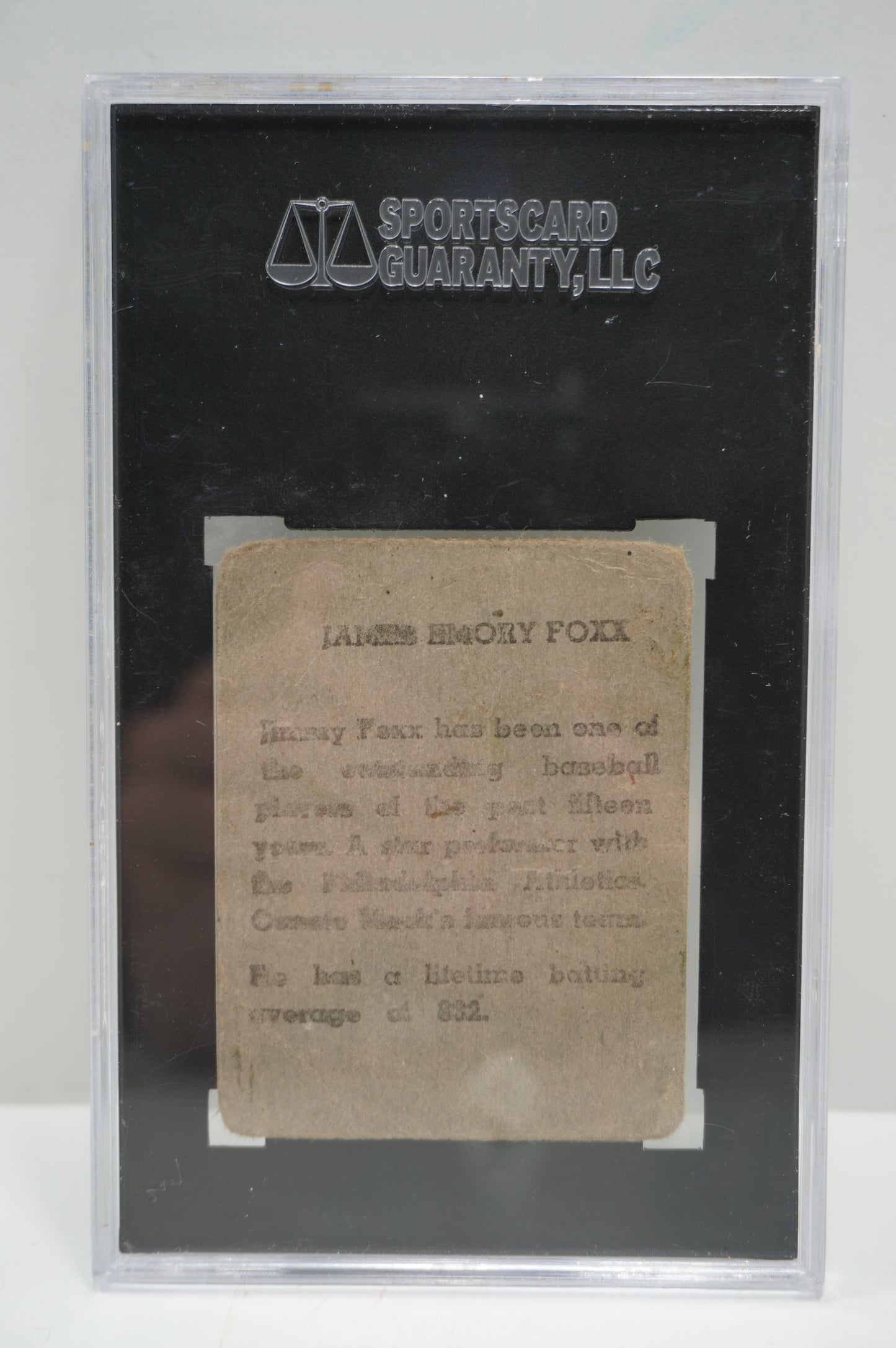 1943 MP & CO R302-1 Jimmy Foxx SGC 1.5