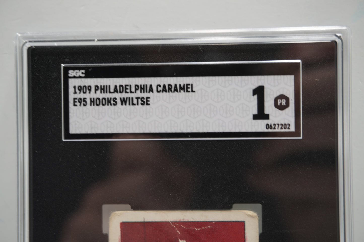 1909 Philadelphia Caramel E95 Hooks Wiltse SGC 1