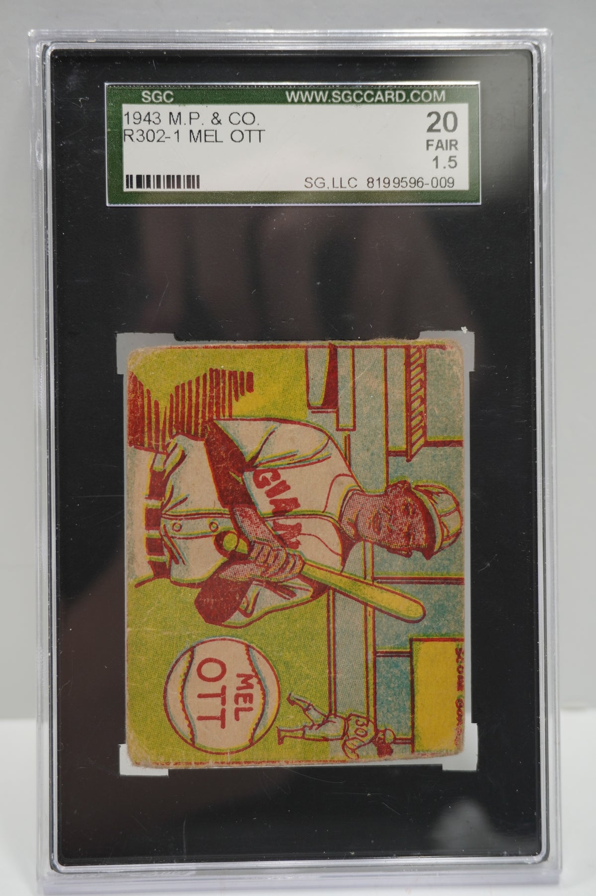 1943 M.P. & CO. R302-1 Mel Ott SGC 1.5