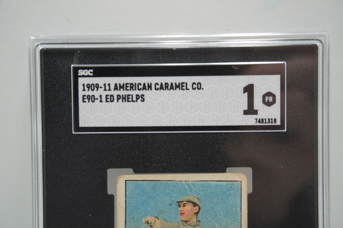 1909-11 American Caramel Co. E90-1 Ed Phelps SGC 1