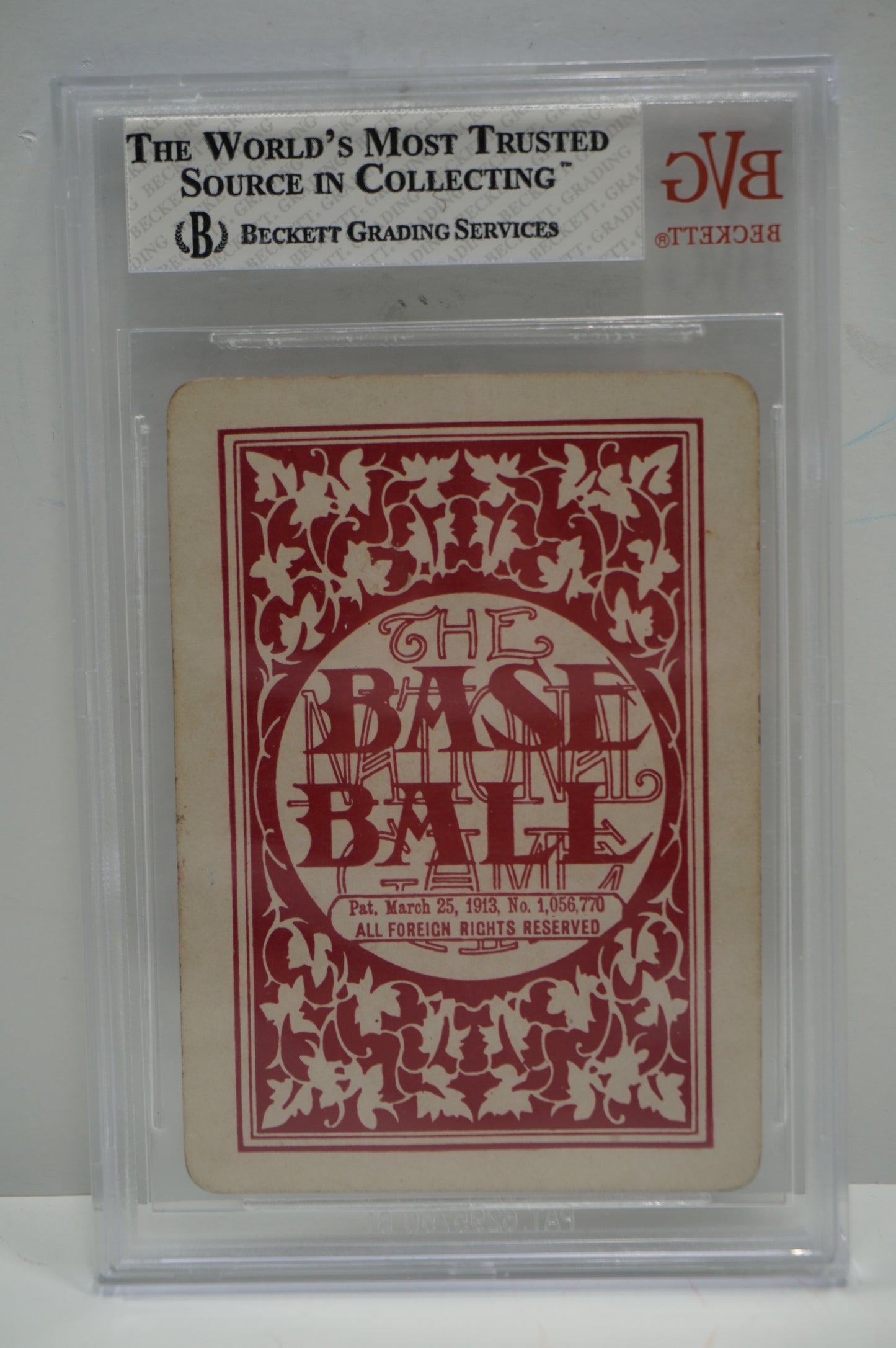 1913 National Game WG5 #1 Glover Alexander BVG 4